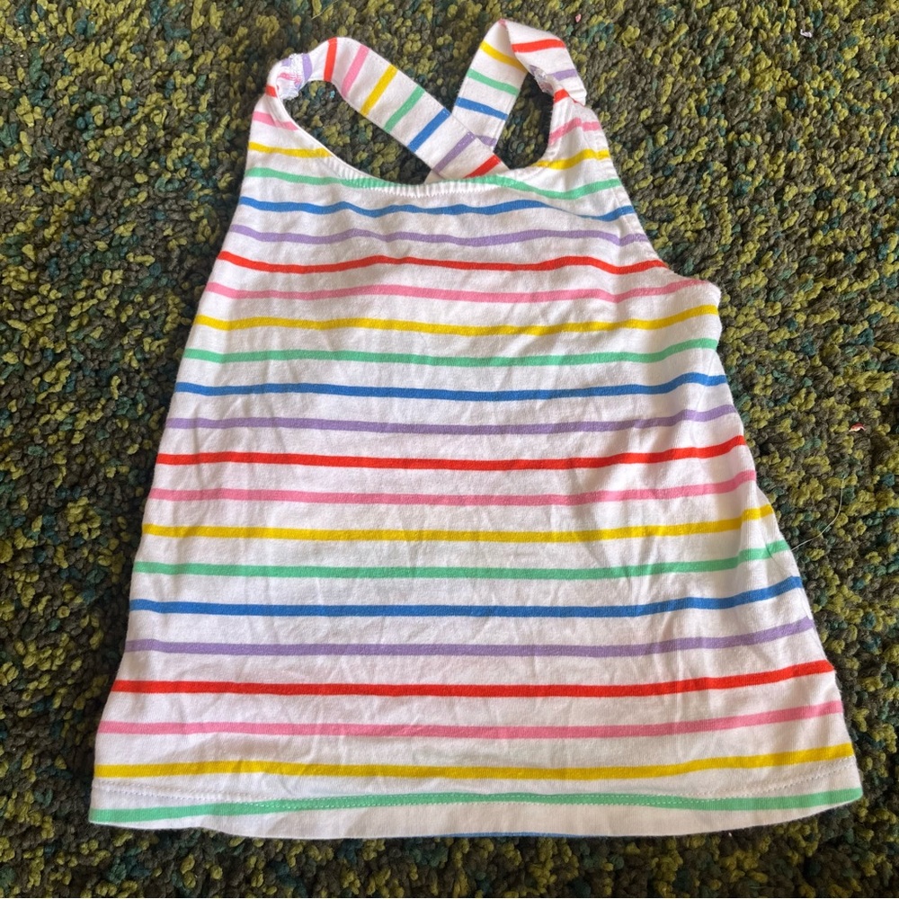 Colorful Striped Kids Tank Top